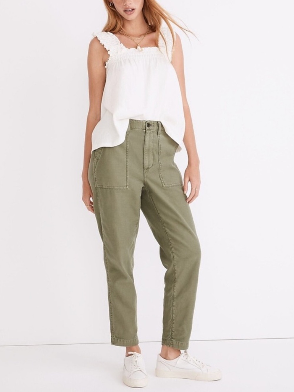 MADEWELL curvy griff tapered fatigue pants